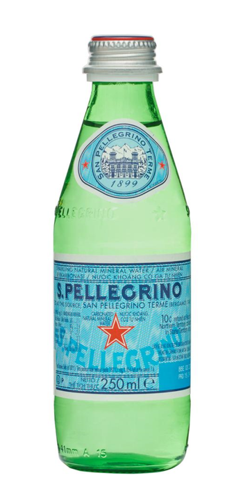 San Pellegrino Mineral Water 250ml, 500ml & 750ml Glass Bottles