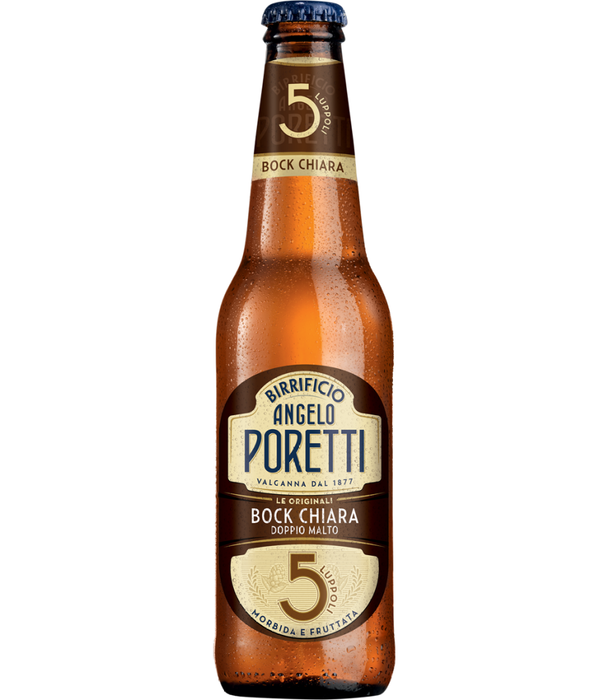 Angelo Poretti 5 Luppoli Bock Chiara Beer 330ml Bottles