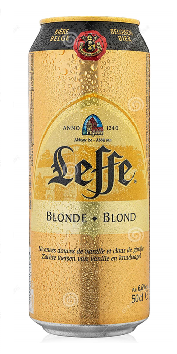 Leffe Blonde Beer 500ml Cans