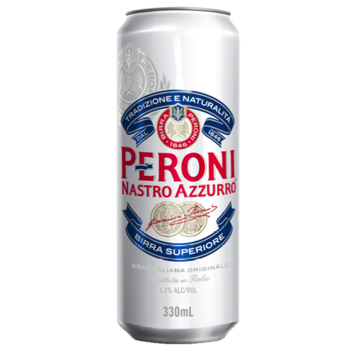 Peroni Nastro Azzurro Beer 330ml Cans